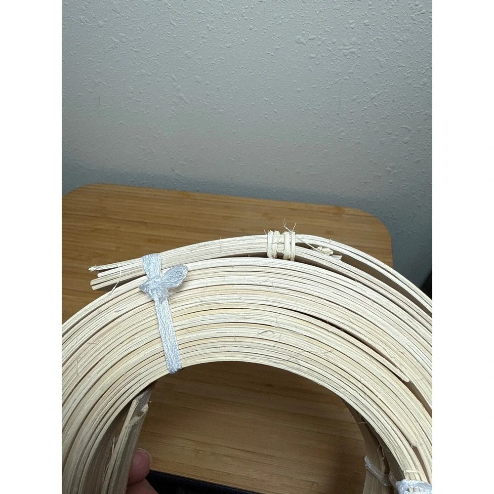 Flat Reed Basket Weaving Splints 2 Coils Natural DIY Craft